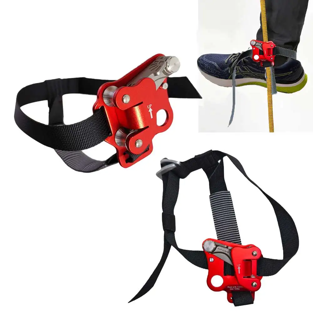 Élévateur d'escalade pour pied gauche/droite, pour l'escalade verticale en plein air, corde efficace, équipement d'alpinisme