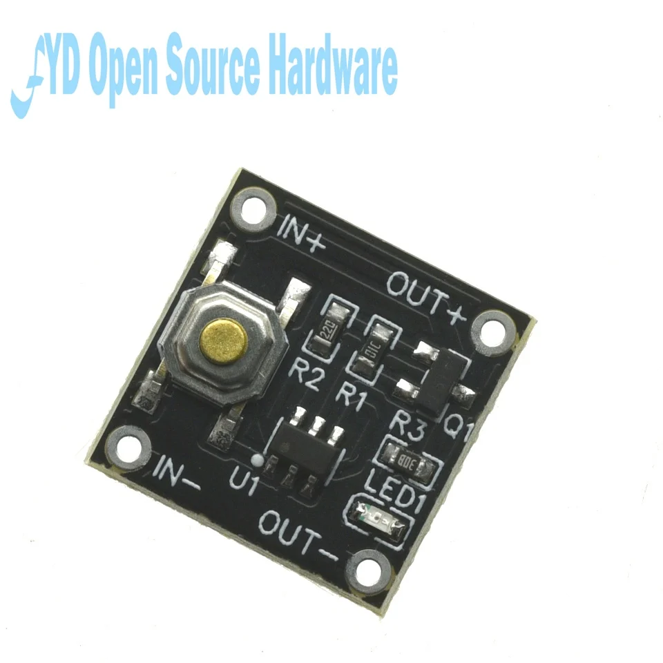 1pcs Single Bond Button Bistable Switch Module 2.2-5V 0.5uA Continuous Load 2A Low Power Micro One Key Switch YR-1006