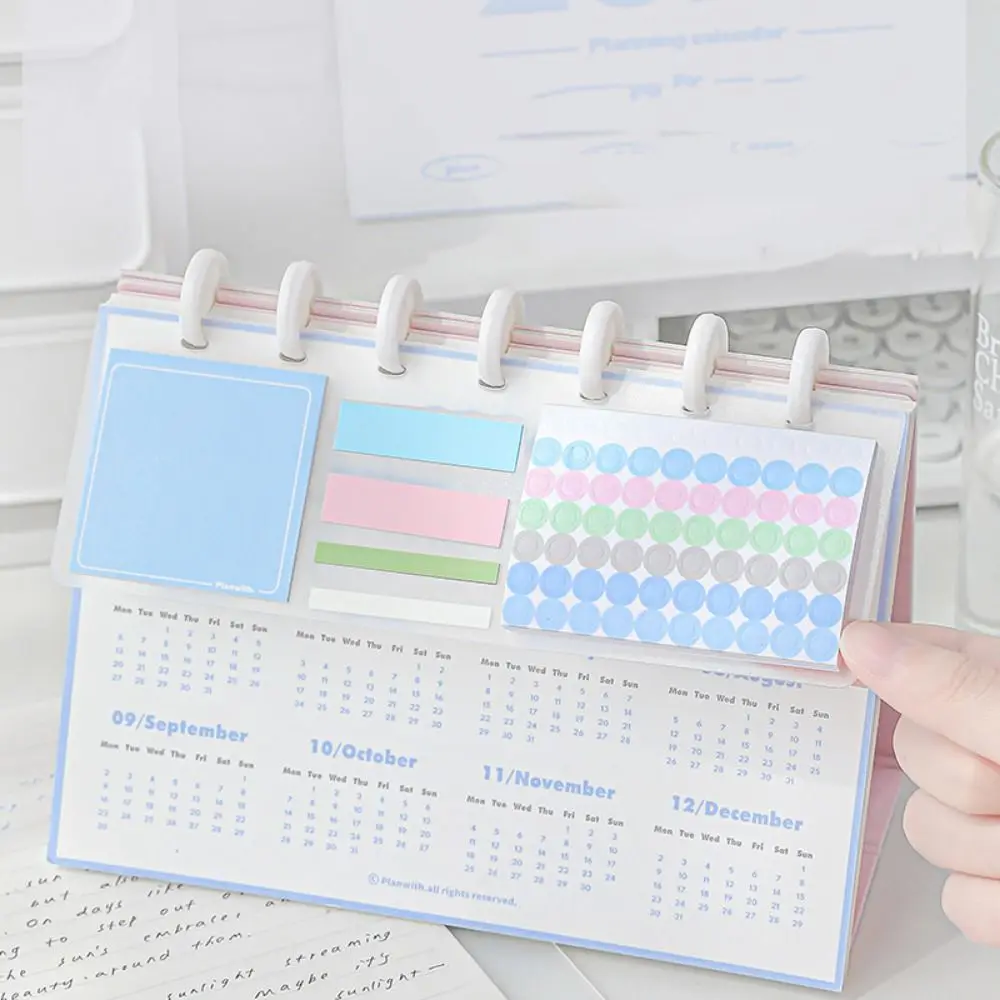 INS الفطر زر 2025 أجندة مكتبية /رزنامة مكتبية دوامة الدائمة الوجه خطة التعلم أجندة مكتبية /رزنامة مكتبية الجدول الجدول جدول الأعمال المنظم الهدايا #4