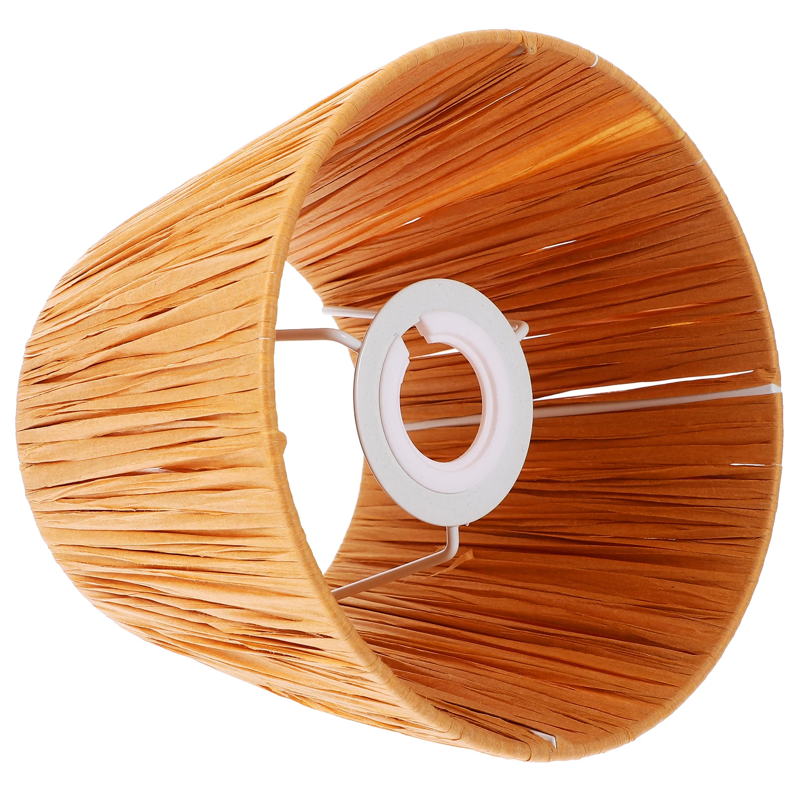 

Paper Rope Lampshade E27 E14 Black Woven Design Home Decor Hanging Light Cover Modern Fabric Ceiling Pendant Shades
