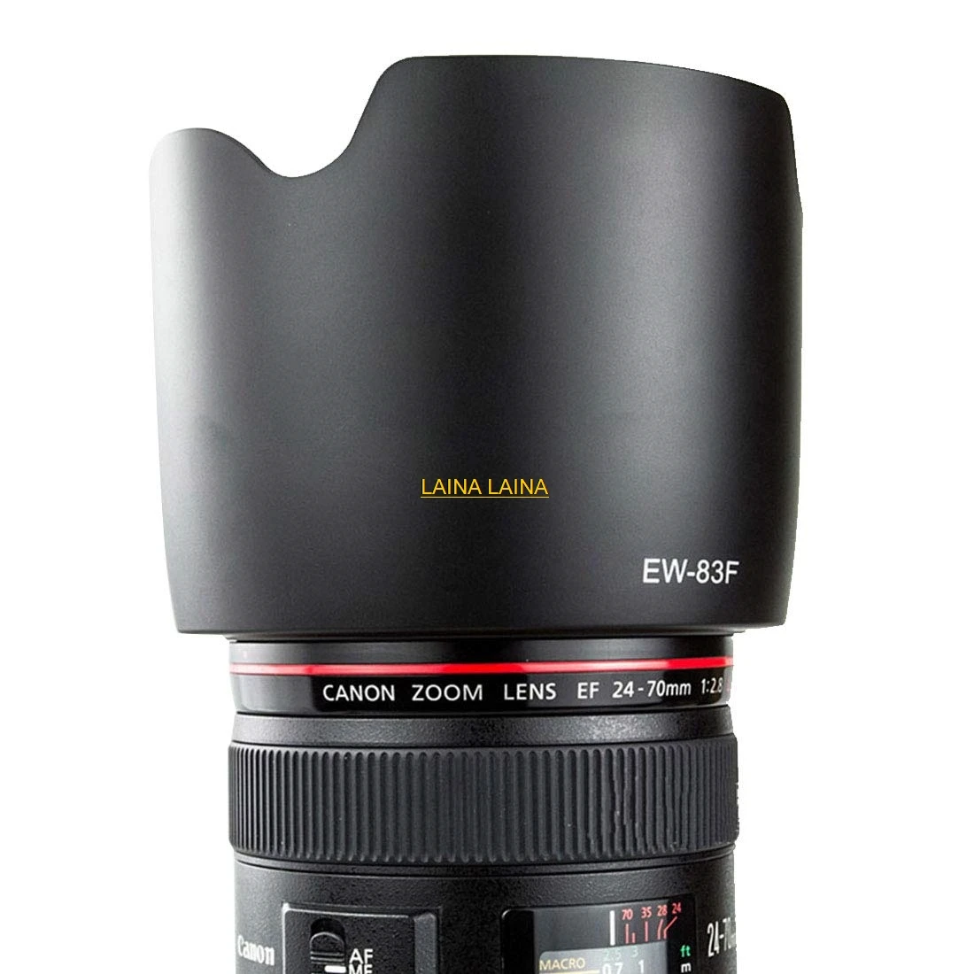 Parasol de lente tipo bayoneta EW-83F de 77mm para cámara, accesorios para Canon EF 24-70mm f/2.8L 5D3 5DIII 5D2 5DII 6D 5D