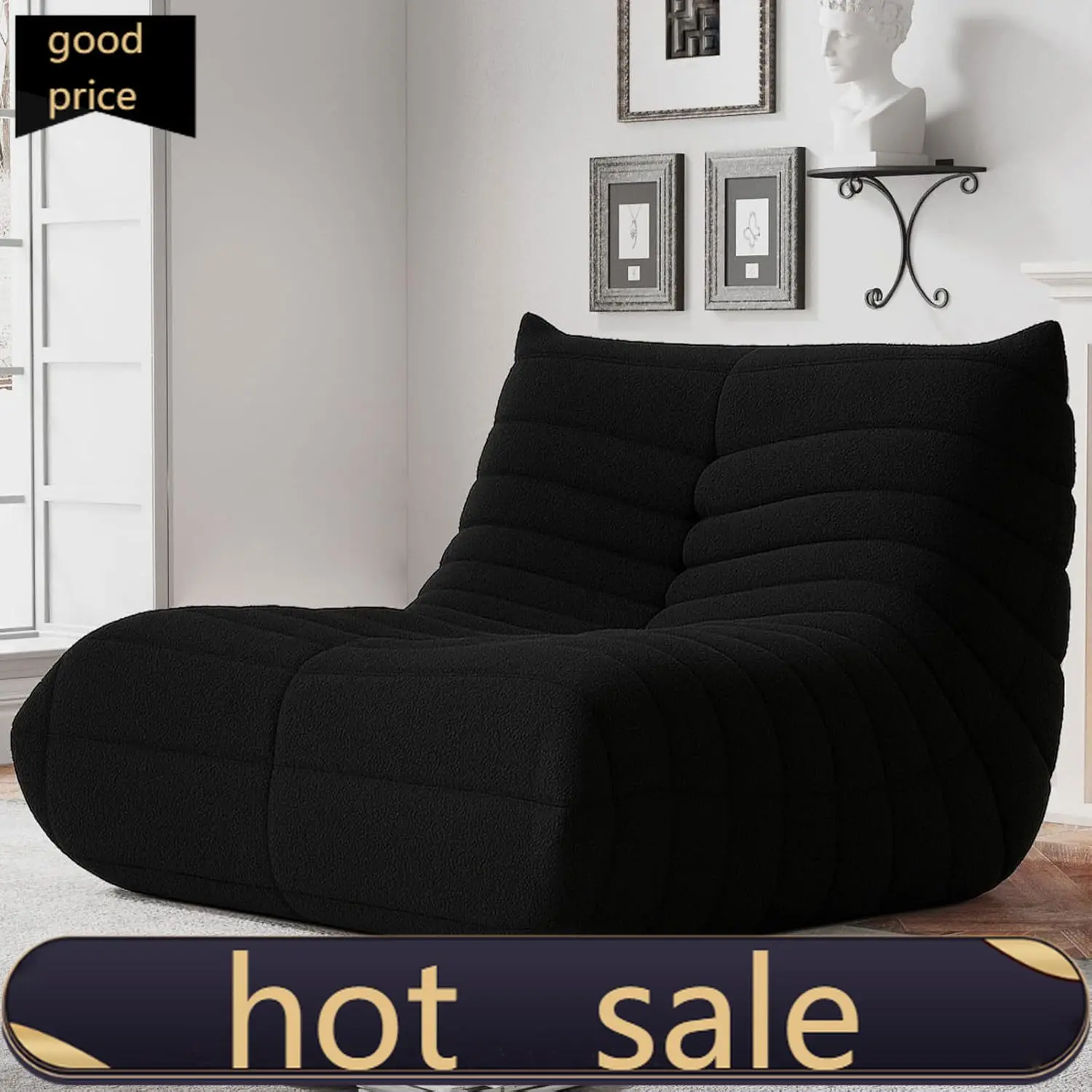 

Акционная цена! Ограниченное предложение! Кресла-мешки для взрослых, кресло-мешок для чтения, диван из пены с эффектом памяти, напольное кресло S