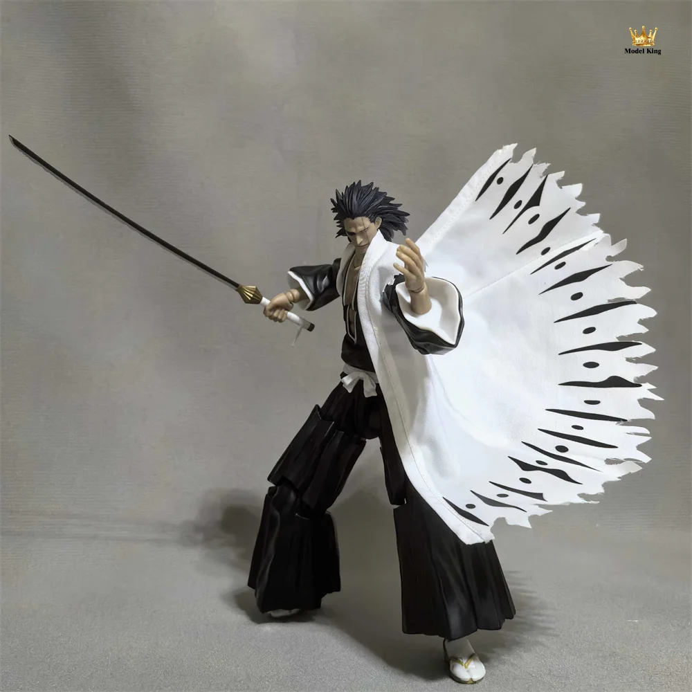 1/12 Scale Classic Comic Book Characters Zaraki Kenpachi  Windbreaker Cloak Accessories Fit 6inch shf Action Figures Body Model