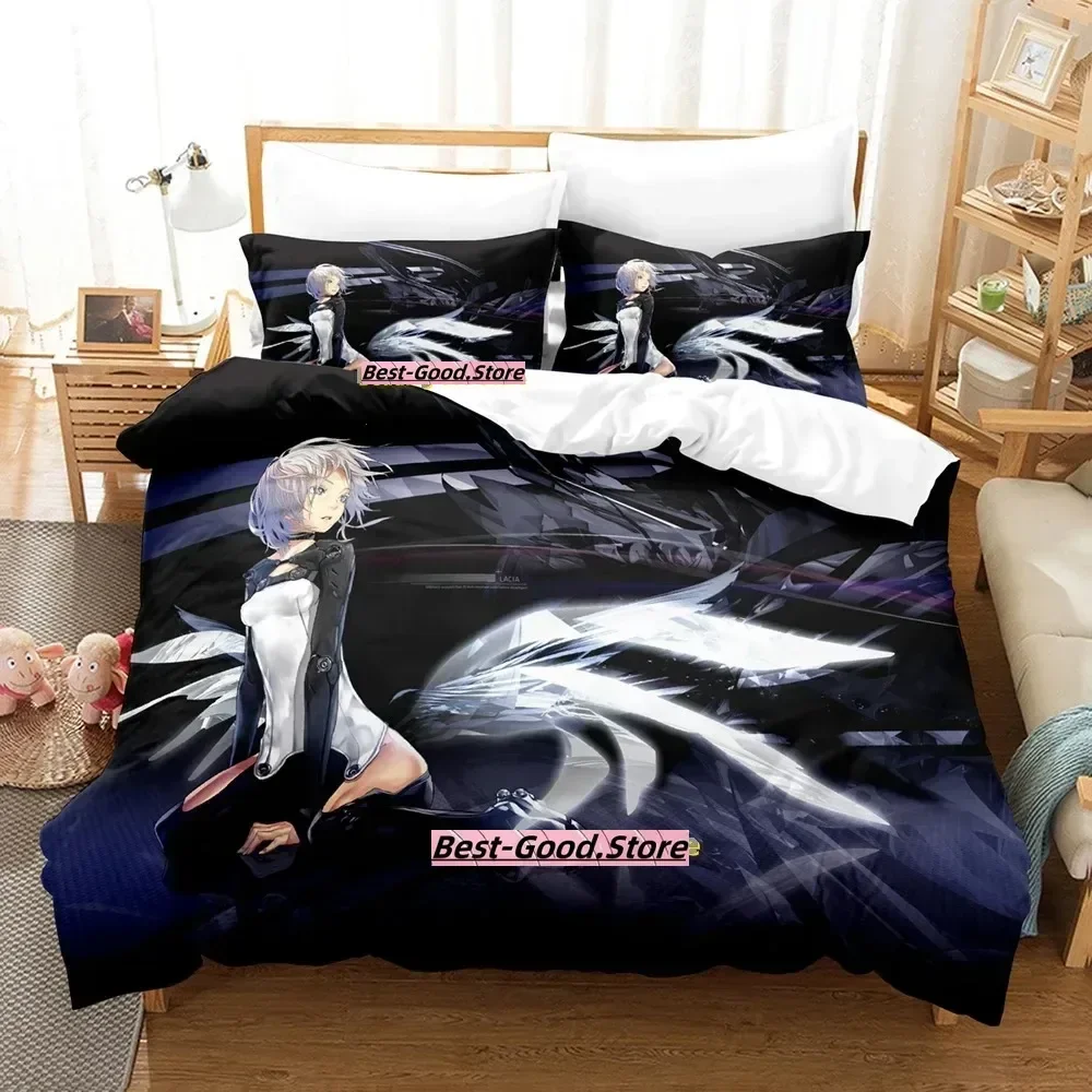 

2024 Beatless Bedding Set Single Twin Full Queen King Size Bed Set Adult Kid Bedroom Duvetcover Sets Print Anime Bed Sheet Set