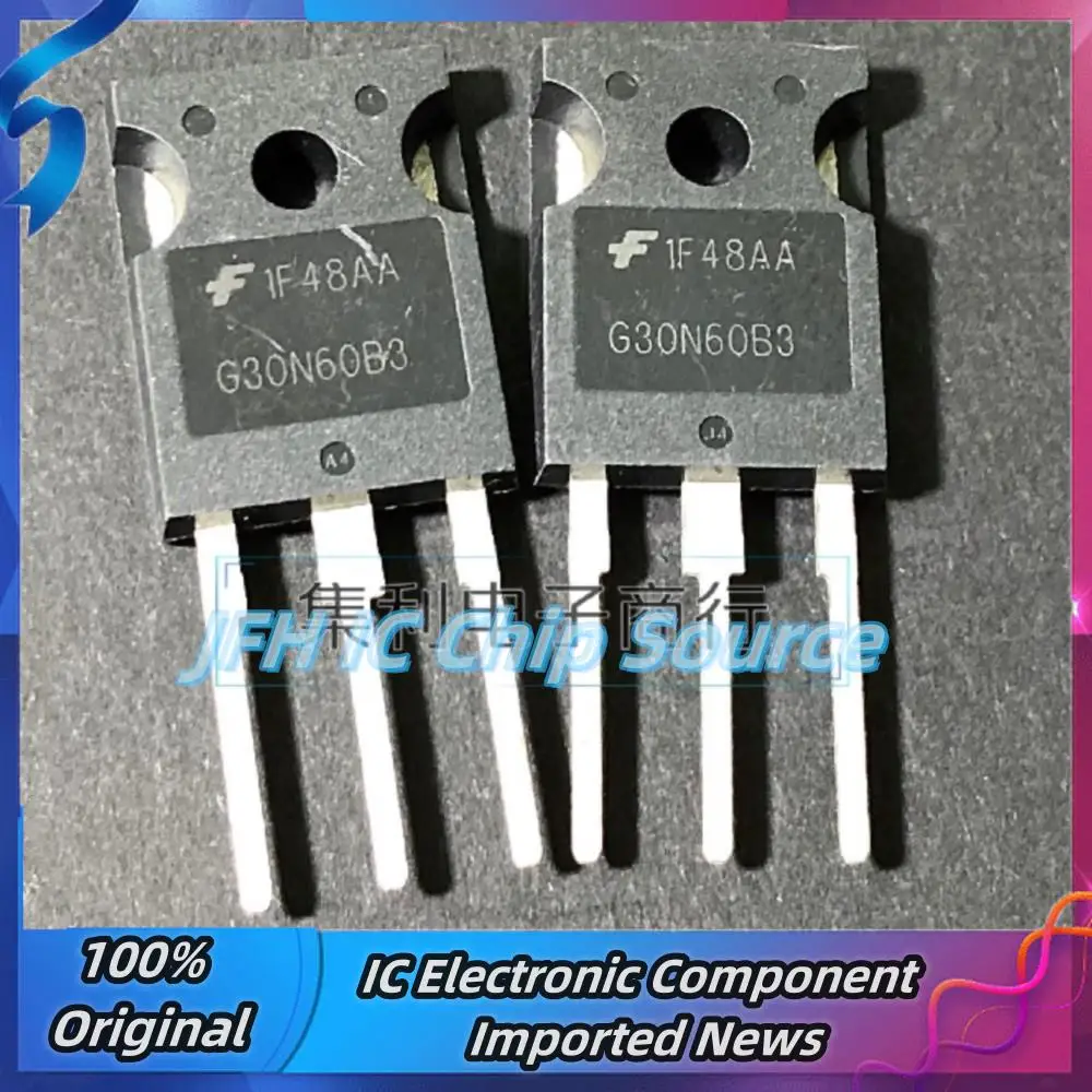 5PCS-10PCS G30N60B3 HGTG30N60B3  TO-247  30A 600V IGBT  Best Quality Stock