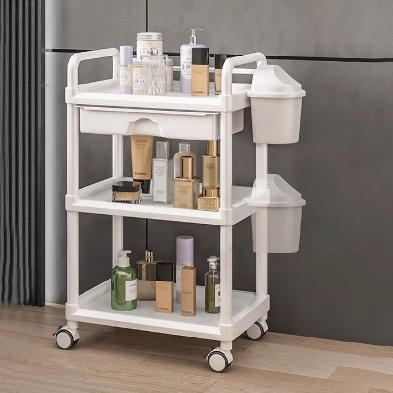 

Storage Hairdressing Salon Trolley Medical Cart Tool Cosmetic Tattoo Salon Trolley Cleaning Commercial Furniture Carritos Lstc