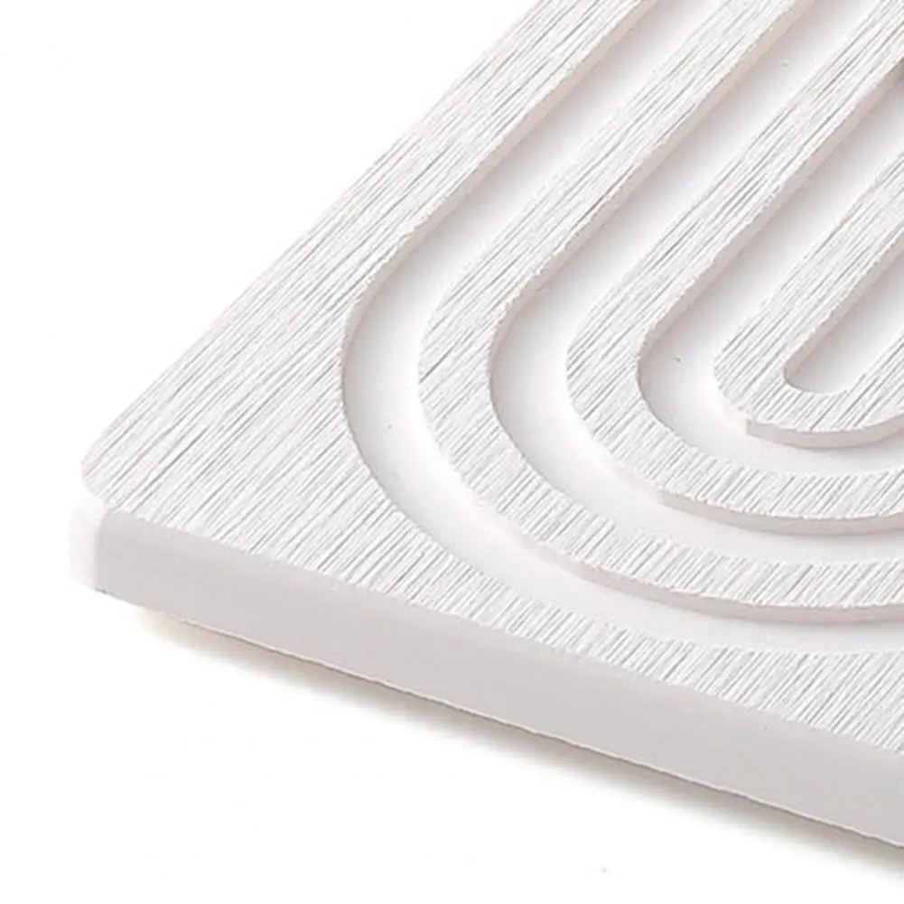 Water Absorbent Stone Tray 2/4pcs Diatomaceous Earth Drying Pads with Silicone Feet Anti-slip Sink Trays Leak-proof Groove