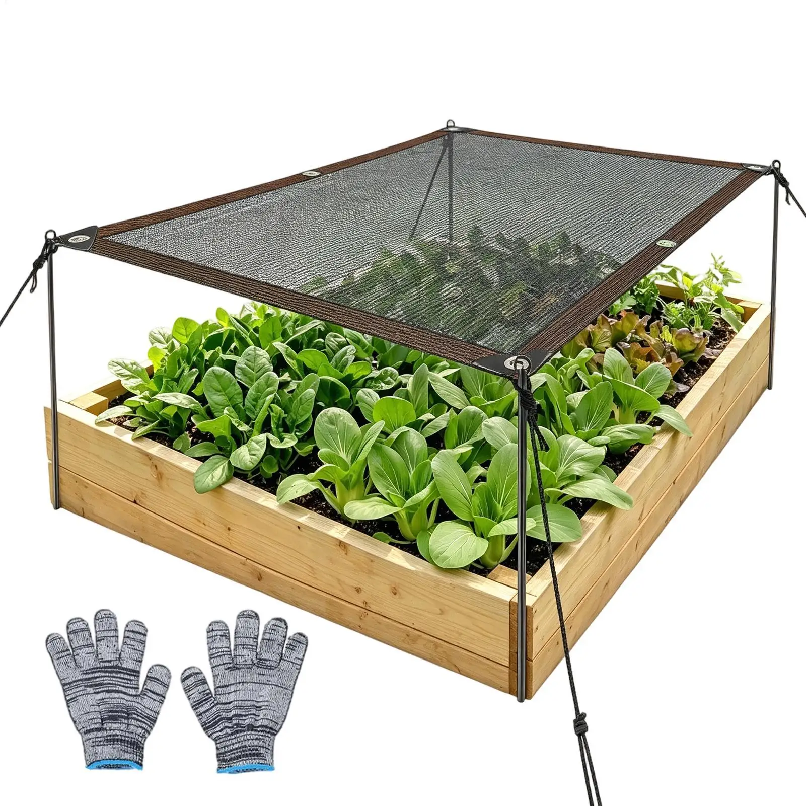Sunshade Net Shading Garden Shade Cloth 70% Plant Greenhouse Cover Mesh Fence Privacy Screen for Outdoor Backyard