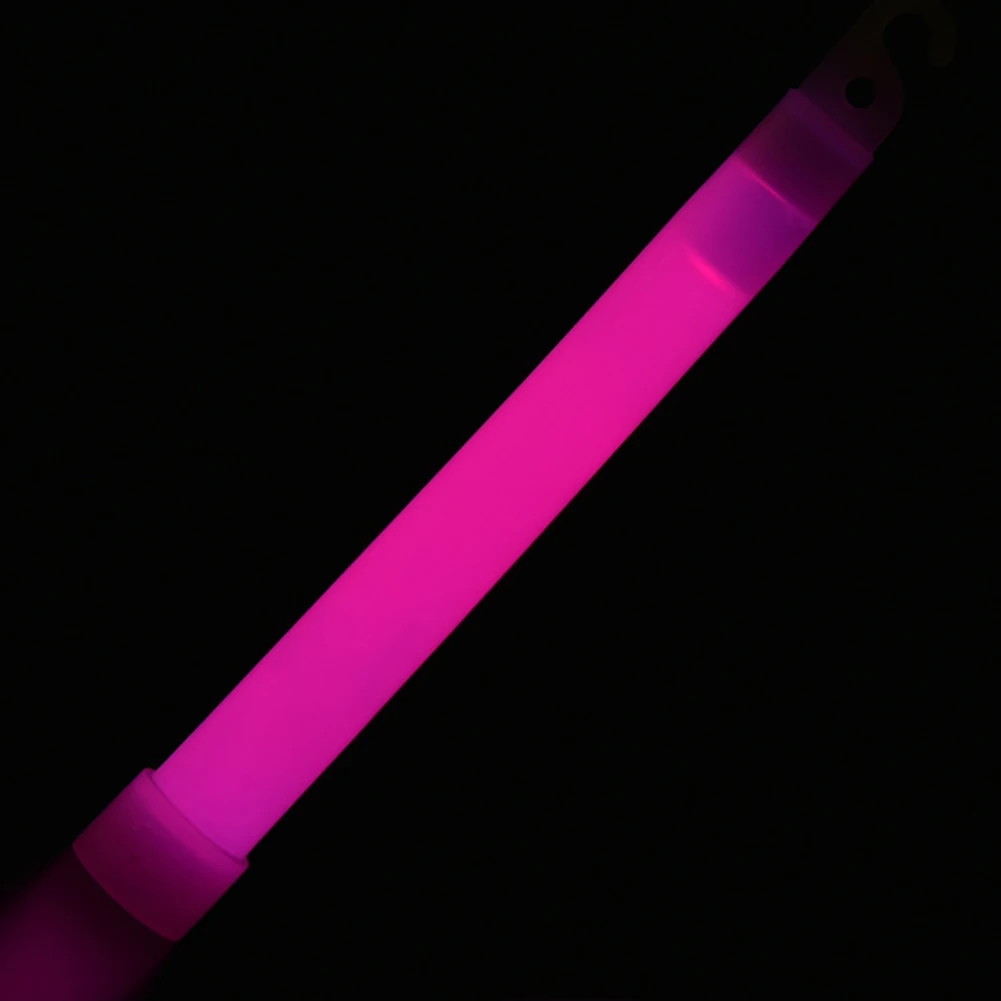 10pcs Camping Glow Sticks Waterproof 6 Inch Outdoor Emergency Glow Sticks with Hook Non-toxic Outdoor Survival Kit view 6
