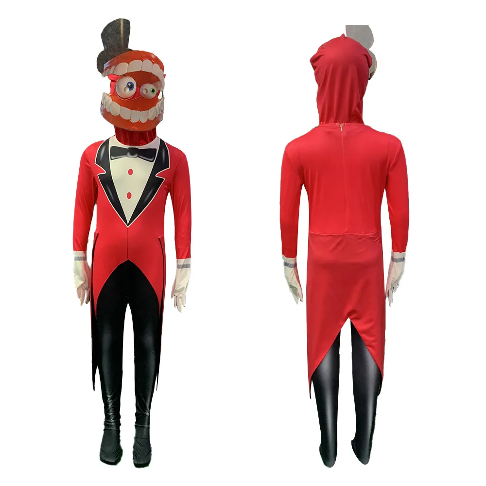 Caine Cosplay Costume Anime The Amazing Digital Circus Comic Funny Red Costume Halloween Christmas Carnival Dress Party