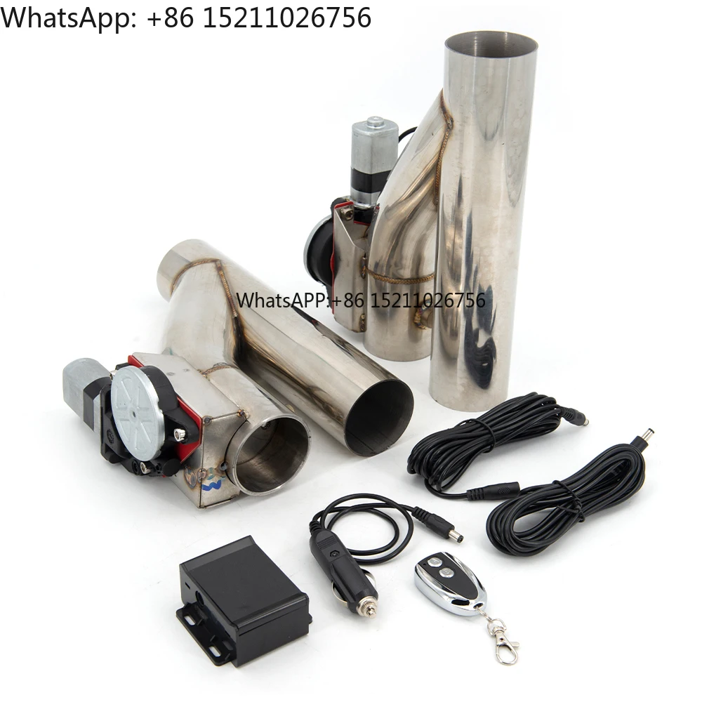 

2.75 Inch Type Y Pipe 304 Stainless Steel Universal DOUBLE Exhaust Control Valve Cutout High Quality Exhaust PP-DYY275R