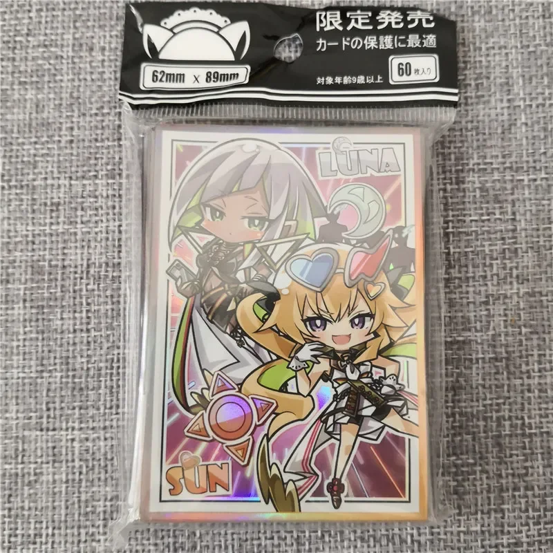 アニメ遊戯王! Yugioh-アニメカードスリーブ,1パックあたり60個,邪悪なツイン,lil-la ki-sikil,ホログラフィックケース,ギフト