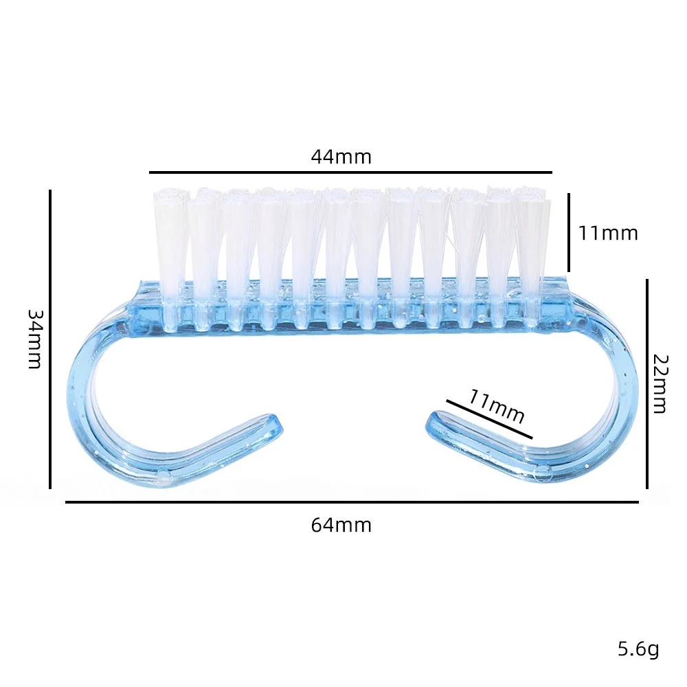 Brosses à ongles en plastique, mélange de documents, livres de récurage à la main, nettoyeur de poussière, outils de manucure doux, 10/1 pièces