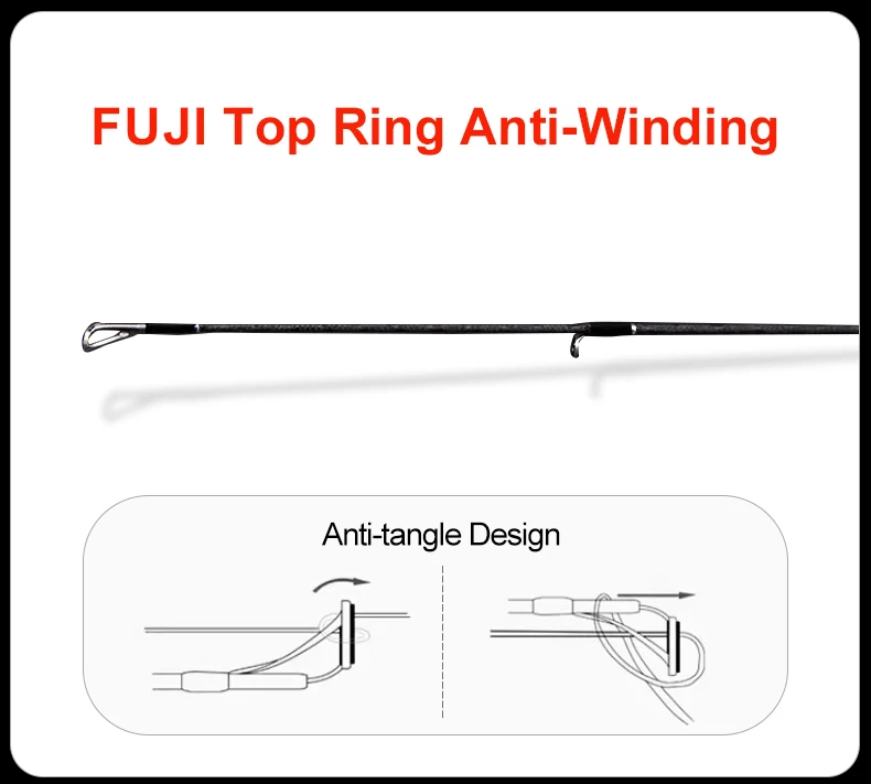 PURELURE JIEKE 9FT Spinning Casting Rod High Carbon Universal Long Throwing Angelrute in FUJI Zubehör Schnell – Detail 4
