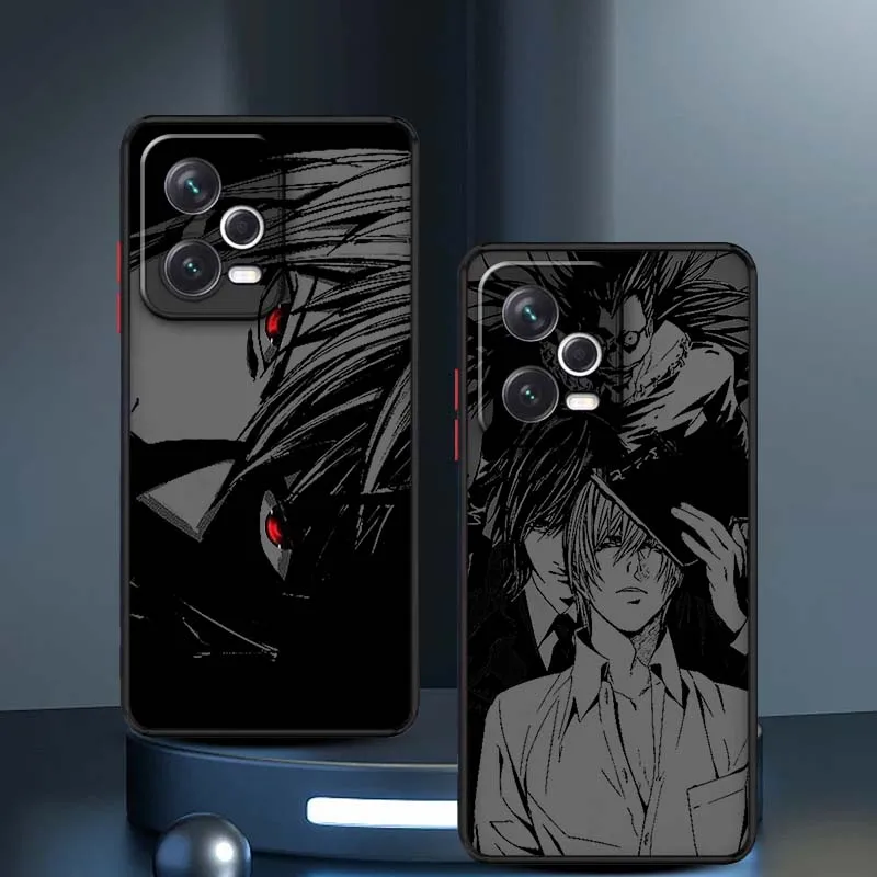 Funda Translúcida Esmerilada D-Deaths N-Notes Boy Cool para Xiaomi Redmi Note 14 13 12 12S 11 12T 11S 11E 11T 10 9 8 Pro Plus
