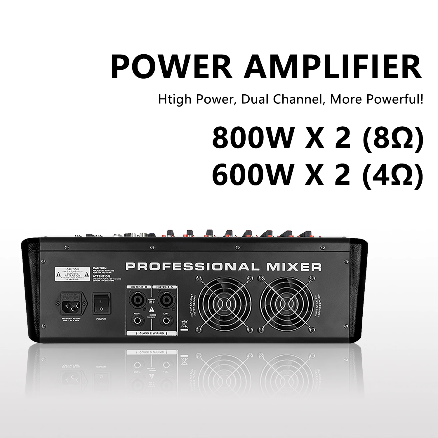 GAX-MQ8 New MQ series professional 8-channel high-power amplifier mixer with 99DSP7-segment equalizer