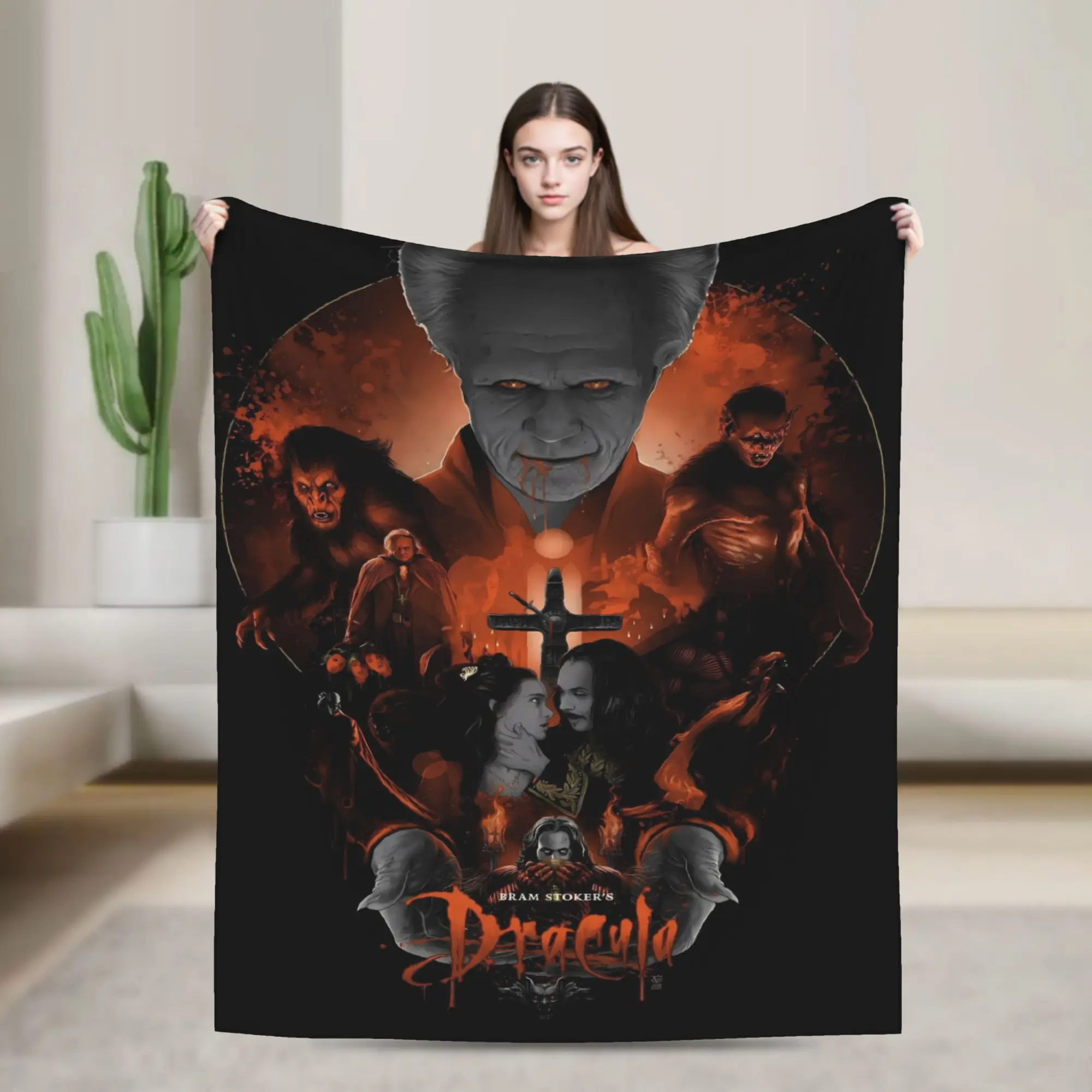 Bram Stoker's Dracula Blanket  Super Warm Fashion Plush Throw Blanket For Couch Bed Decorative Flannel Bedspread Bed Cover