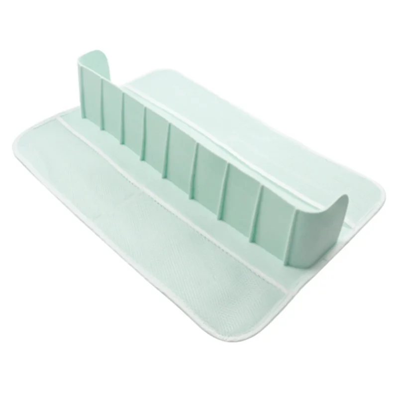 ABRS-Children's Bathtub Splash Guard With Toy Storage, Silicone Bathtub Waterproof Splash Guard