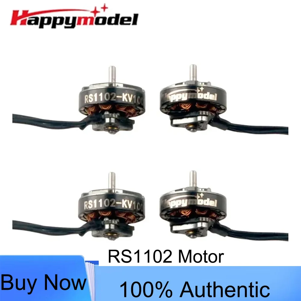 Happymodel RS1102 1102 Brushless Motor 10000KV 13500KV 2S 11x2mm Stator 1.5mm Shaft for Mobula7 O4 Tiny Whoop FPV Drone Parts
