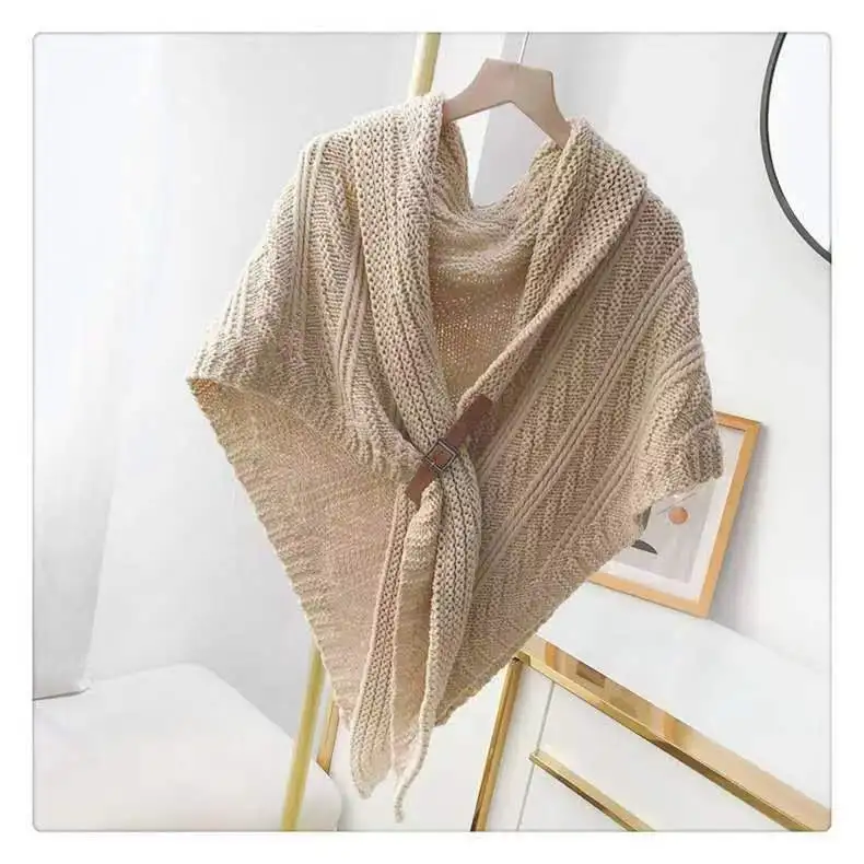 Knitted Scarf Women Cashmere Bufanda Pashmina Lady Shawls and Wraps Female Soft Thin Keep Warm Poncho Coart