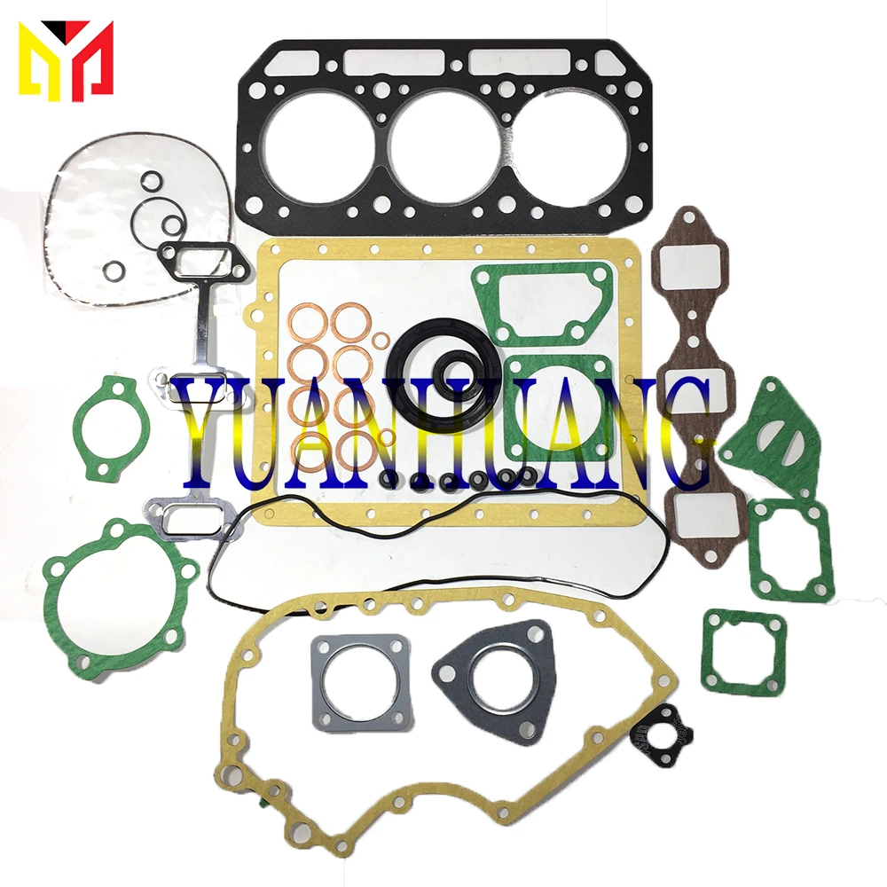 3D84-1 3T84 3T84HLE Full Gasket Kit Overhual Set For Komatsu Diesel Engine  Fit Yanmar Excavator TB025 TB036