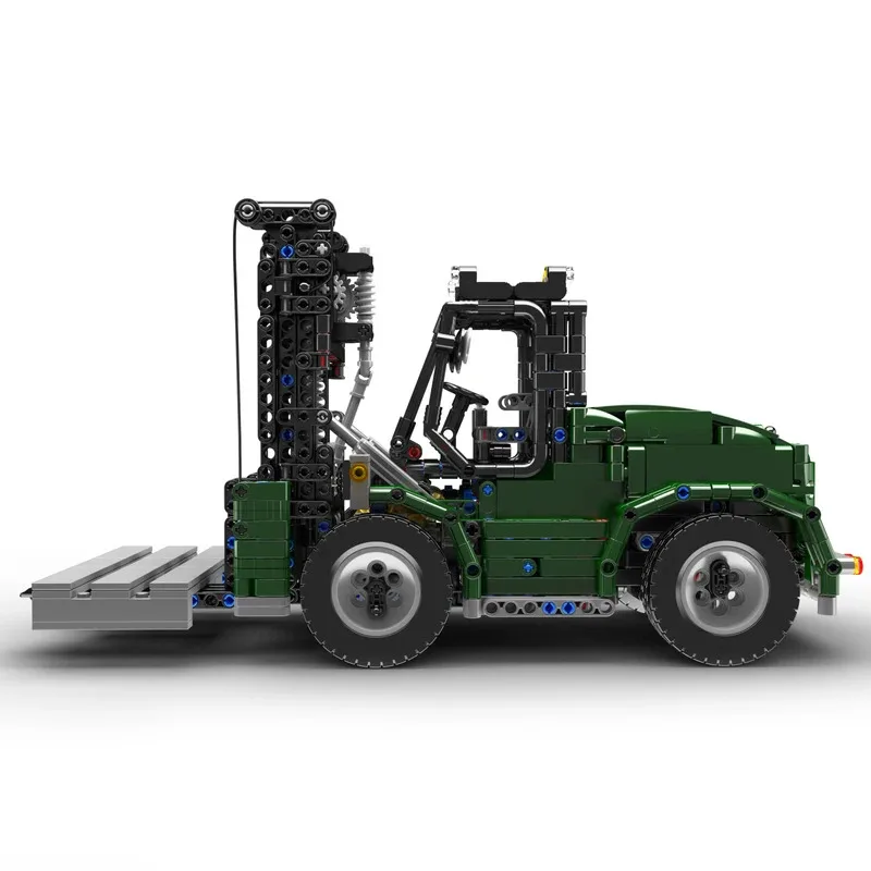 MOULD KING 20050 RC Heavy-Duty Forklift Building Block Set with Pallet, Technical Pick Up Truck Construction Toy for Adults