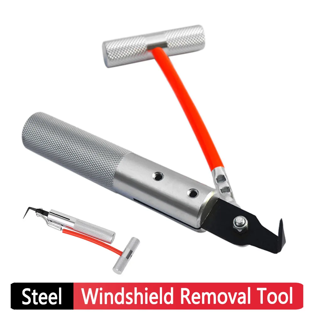 Auto Windshield Window Glass Removal Tool Knife Blade Long Non-slip Handle Grip Windshield Cut Out Knife Wear Resistance