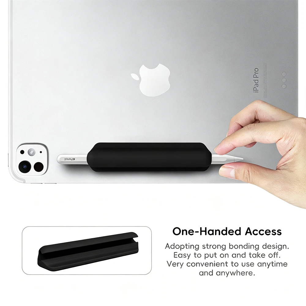 2026 Portable Tablets Pen Bags Self-Adhesive Stylus case Cover Protective Sleeve For Apple Pencil Pencil Case for iPad pencil