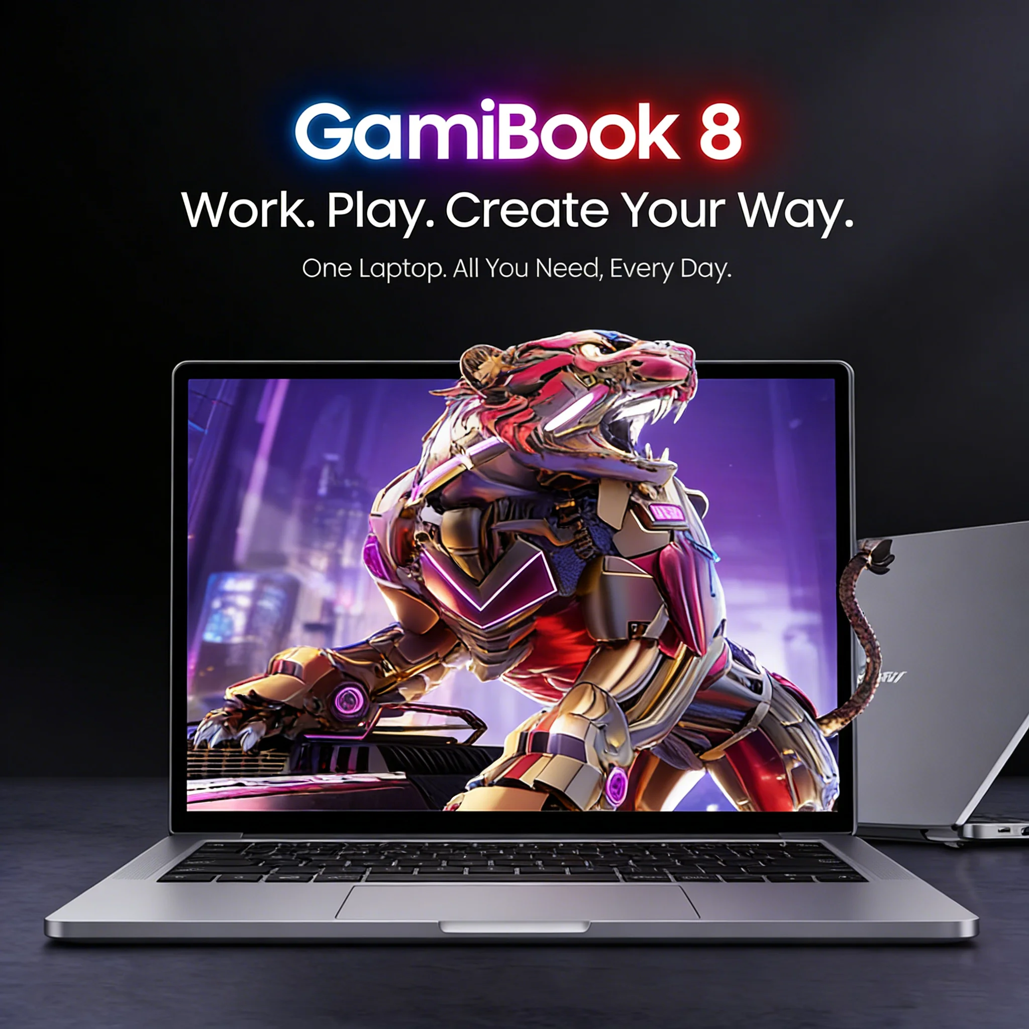 Blackview ‎ GamiBook 8 AMD R7 7735HS 16 "5000 MAH laptop LPDDR5 Windows 11Pro BT5.2 Wifi 6