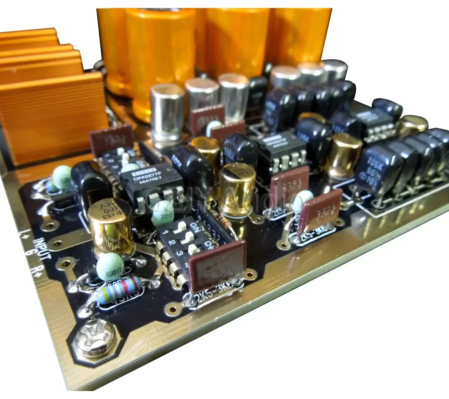 High-End,Monitoring Type, Adjustable Multiple, Fever Preamplifier Board,OPA2277 * 3,Excellent Voice