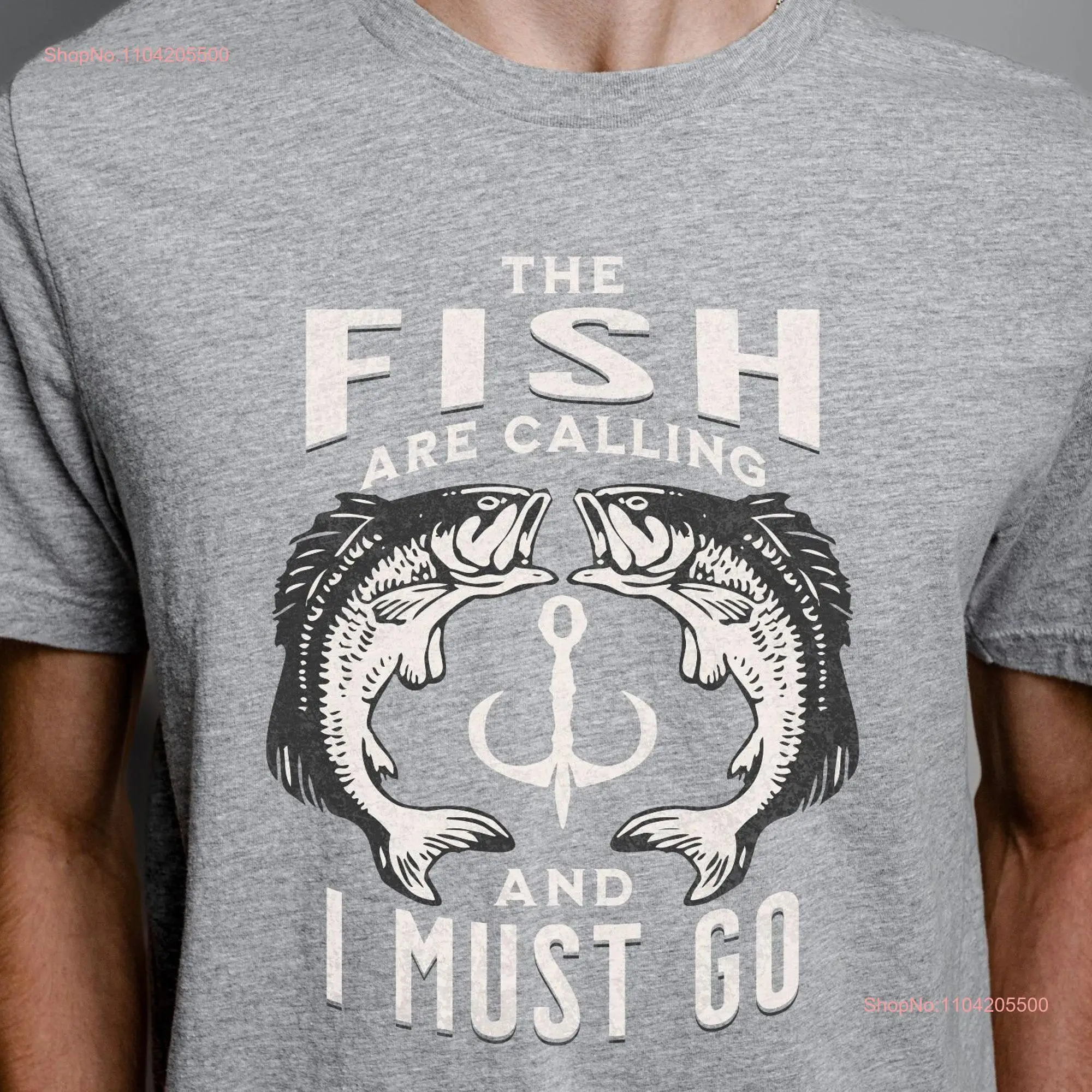 Funny Fishing T Shirt for Men Mens Dad Husband Fisherman Father's Day long or short sleeves