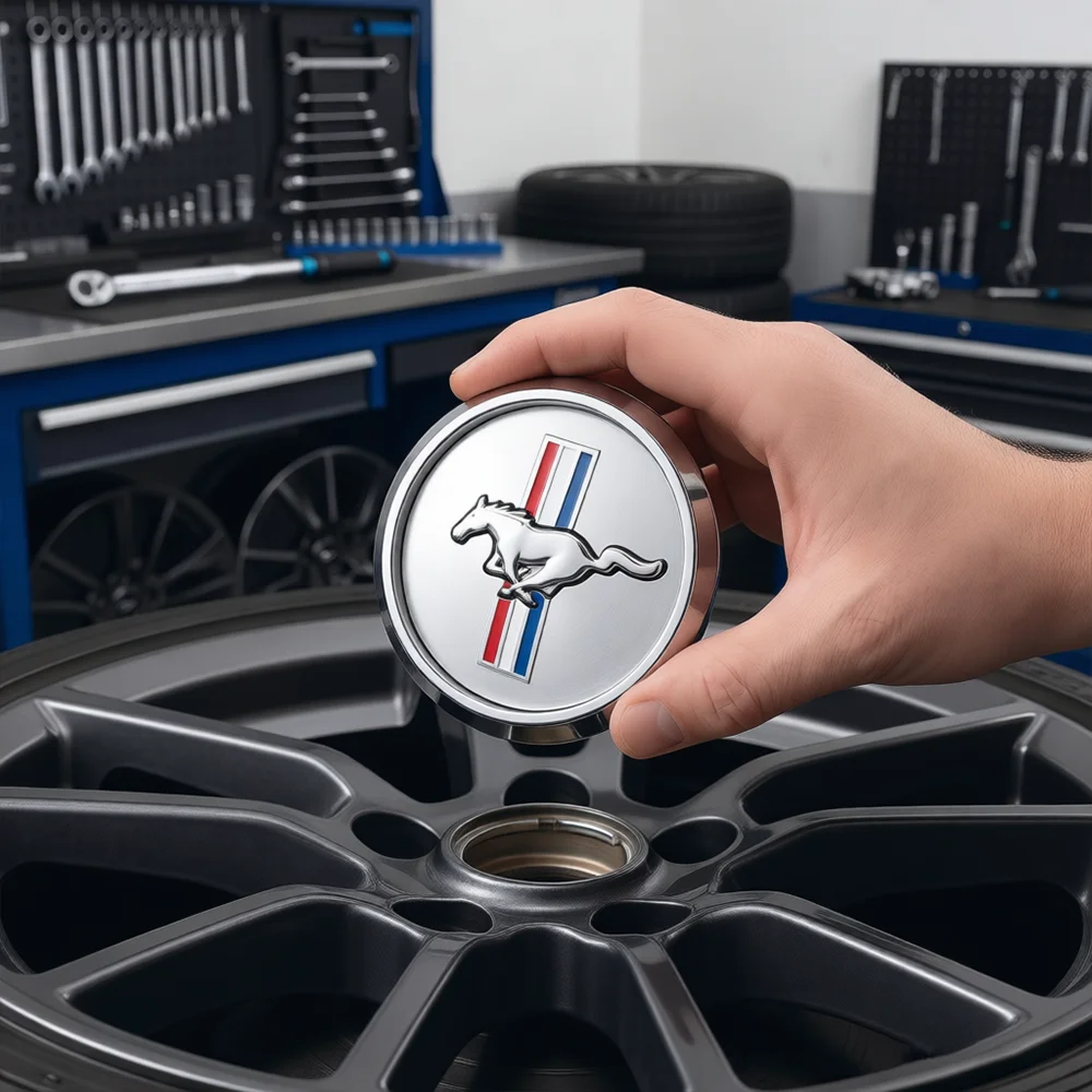 68MM Auto-Radnabenkappen Aufkleber Emblem Felgenabdeckungen für Ford Focus Mustang Mk2 Mk3 Mk7 Fiesta Ranger Kuga F150 Bronco – Detail 6