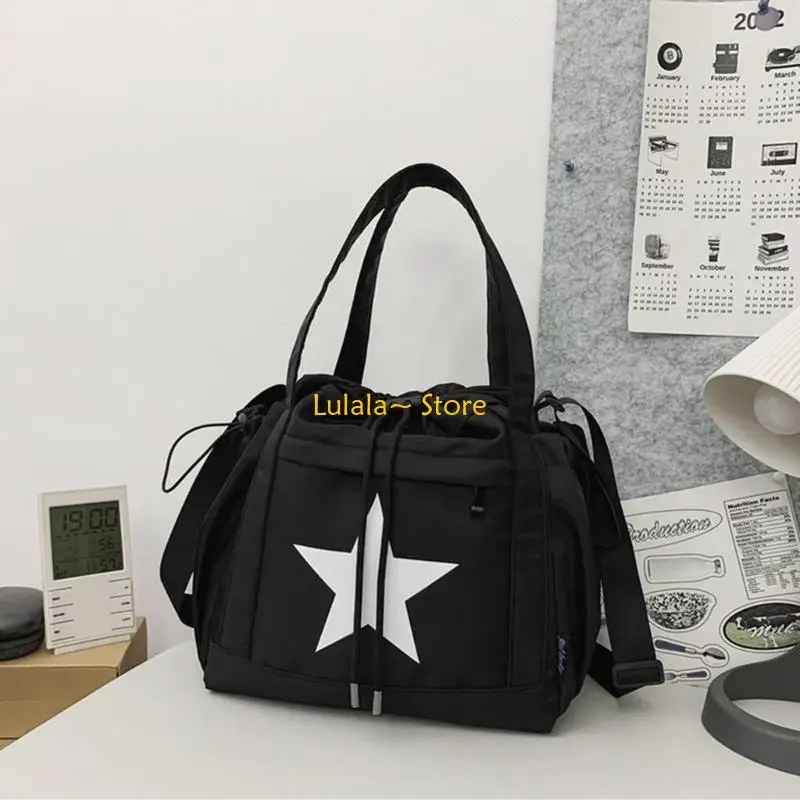 

Y4QA Large Capacity Messengers Bag for Women Handbag Shoulder Bag Student School Bag