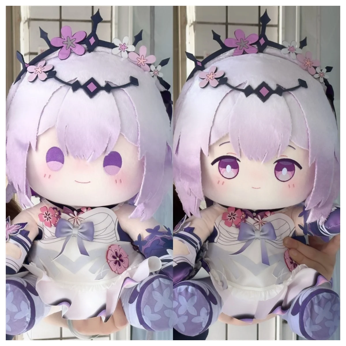 

Honkai Star Rail Castorice Bean Eye Plush Cartoon Soft Stuffed Doll Dress-Up Doll Kawaii Room Decor Cute Birthday Gift