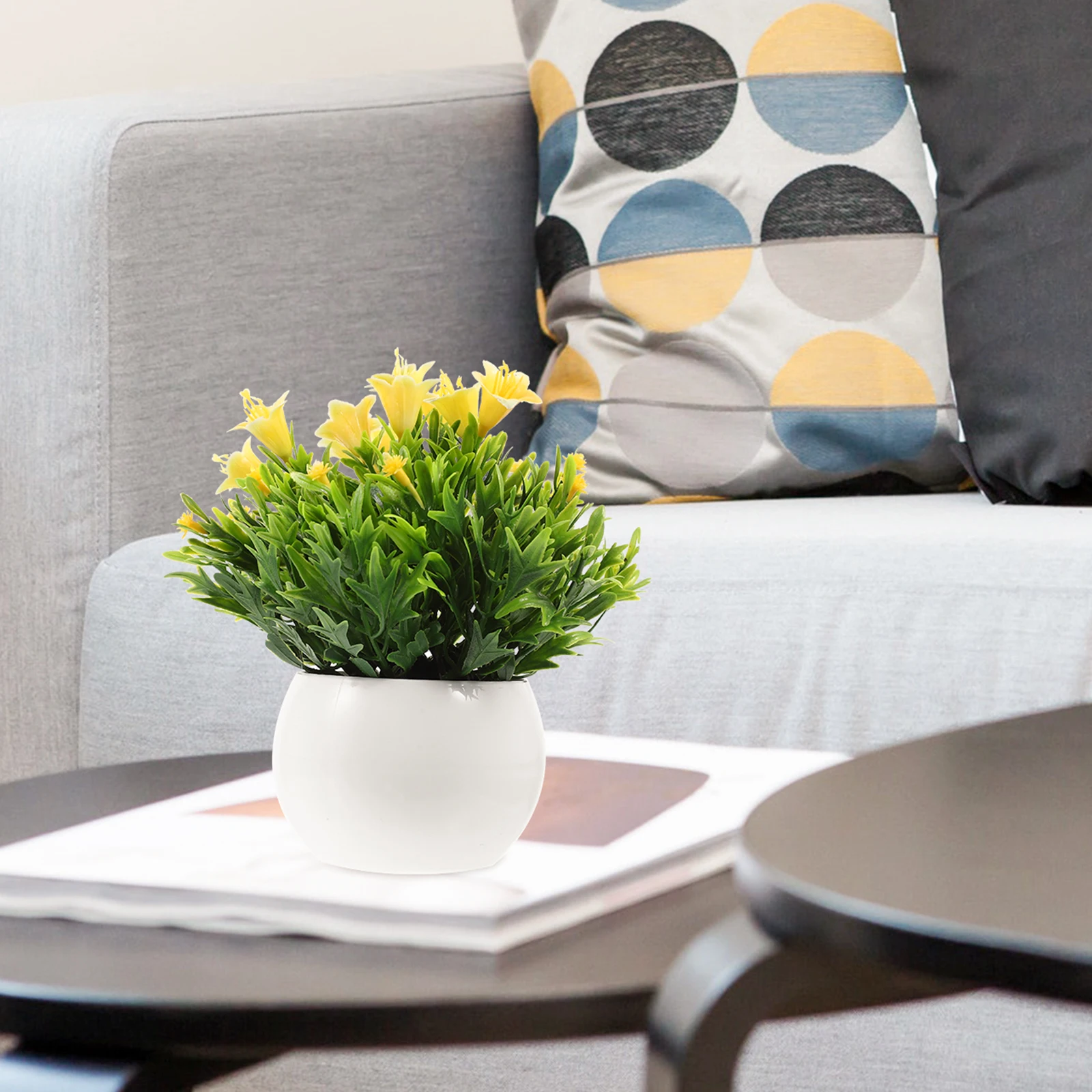 

Artificial Potted Plant Faux Bonsai Small Fake Plants Realistic Faux Plant Decor for Home Office Use Fake Plants