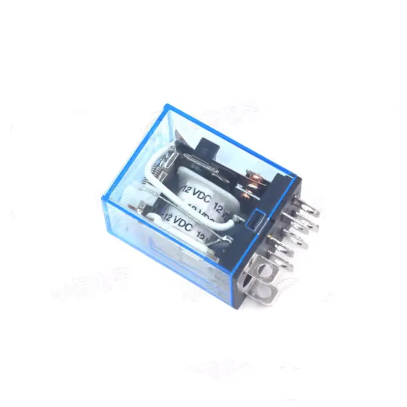 2/10pcs MY4NJ HH54P-L  Miniature Electromagnetic Coil Power Relay    AC12V AC24V DC12V DC24V DC 36V AC110V AC220V AC380V