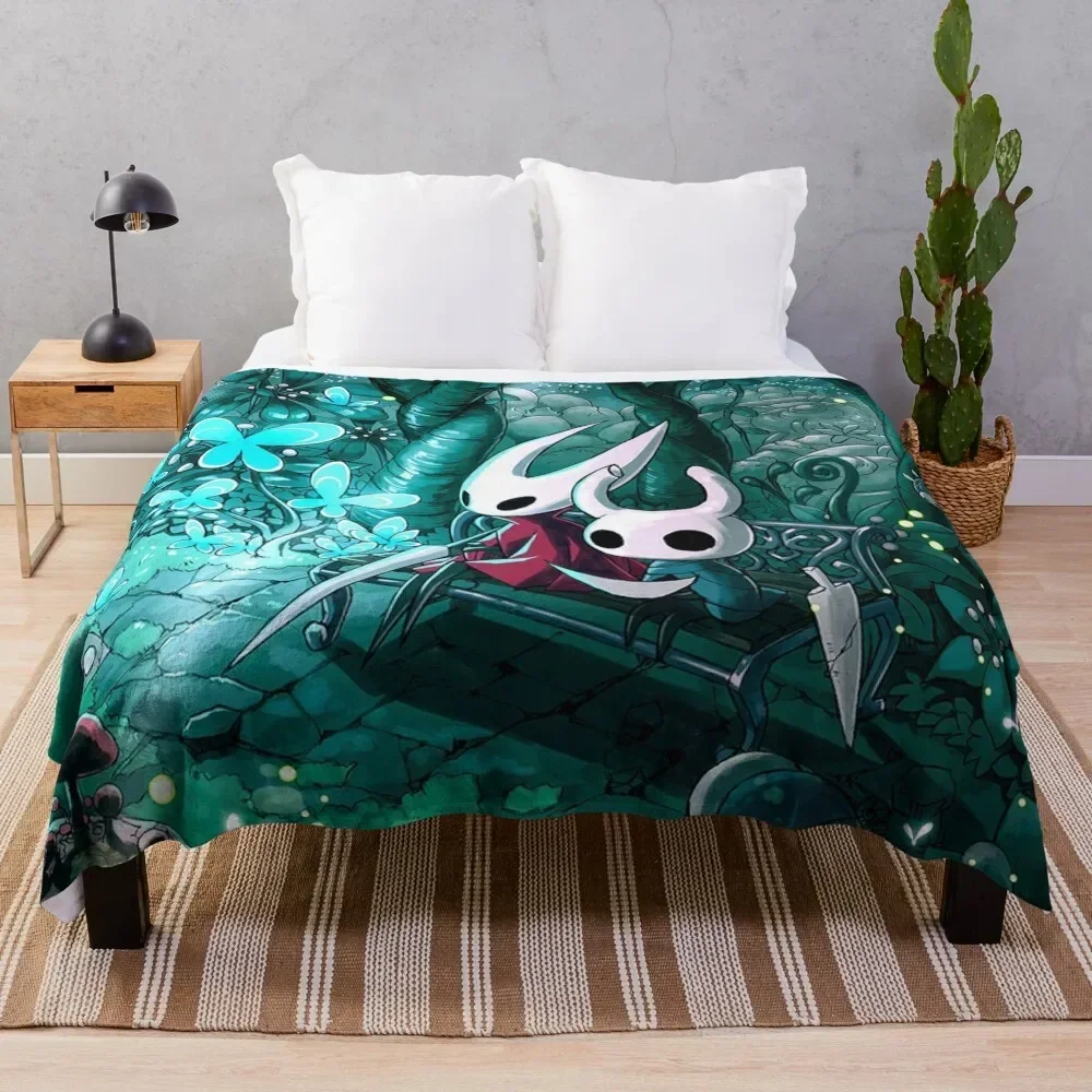 hollow knight Throw Blanket Giant Sofa Furry Beach Blankets