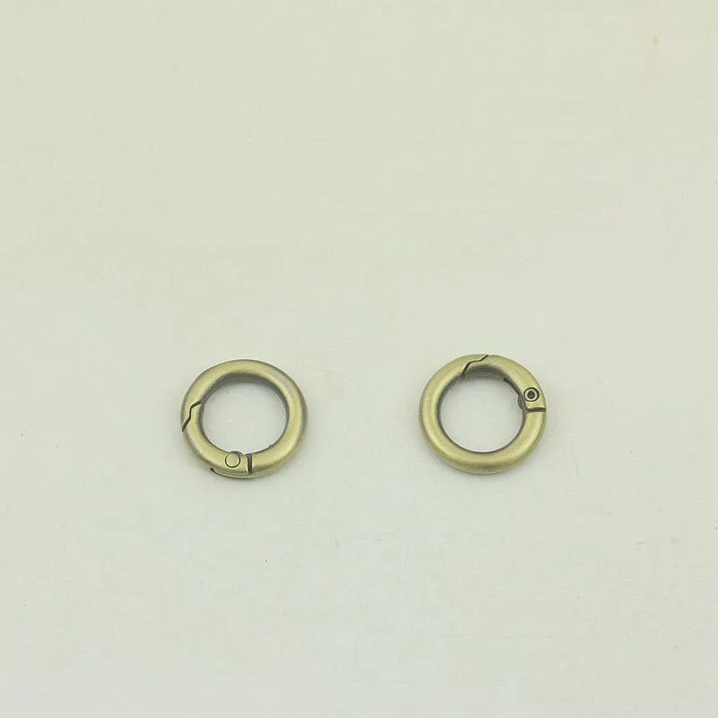 50 Buah 13Mm O Cincin Gesper Musim Semi Keyring Kulit Sabuk Tali Rantai Gesper Snap Gesper Klip Memicu DIY Aksesori