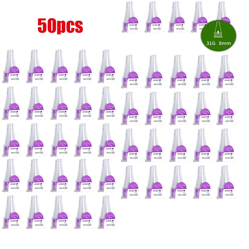 10/30/50/100 Stuks Insuline Cartridges voor Lilly Insuline Injectie Pen Individuele Verpakking Medische Insuline pen Tip 4mm 6mm 8mm