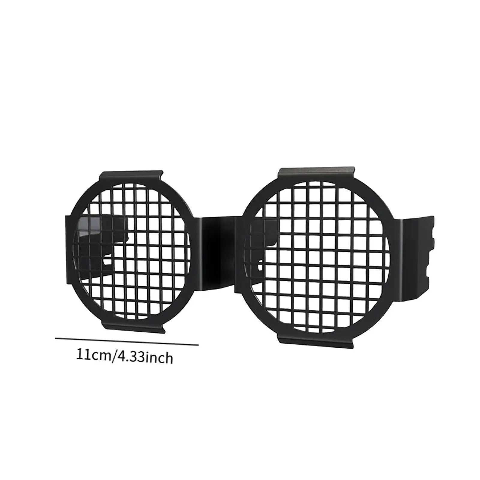 Black Metal Motorcycle Headlight Grill Cover Direct Fit Mesh Guard Practical Lamp Shield for Kawasaki VERSYS-X 300 2017-2023