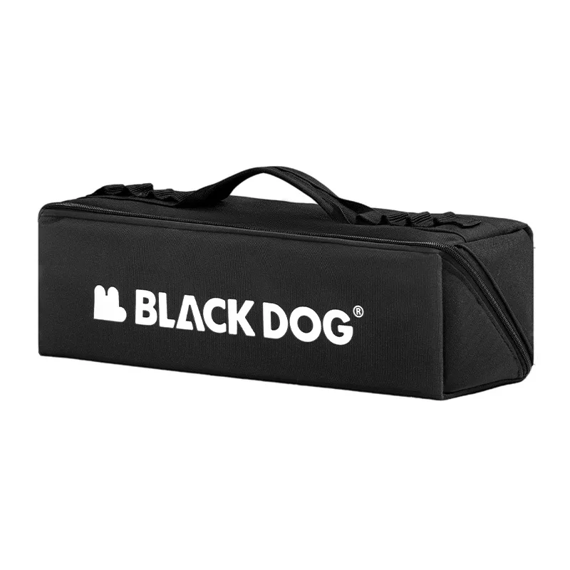 حقيبة تخزين معدات التخييم شديدة التحمل ومقاومة للماء، ومقبض حمل قابل للطي مع حزام مولي لتنظيم التروس الخارجية #4