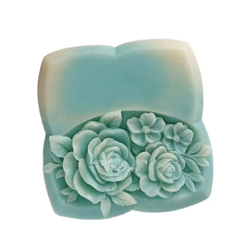 2023 3D Flower Soap Making Mold Silicone Soap Molds for Soap Candle Making DIY Natural Soap Cake Mousee Resin Crafts Making Tool
