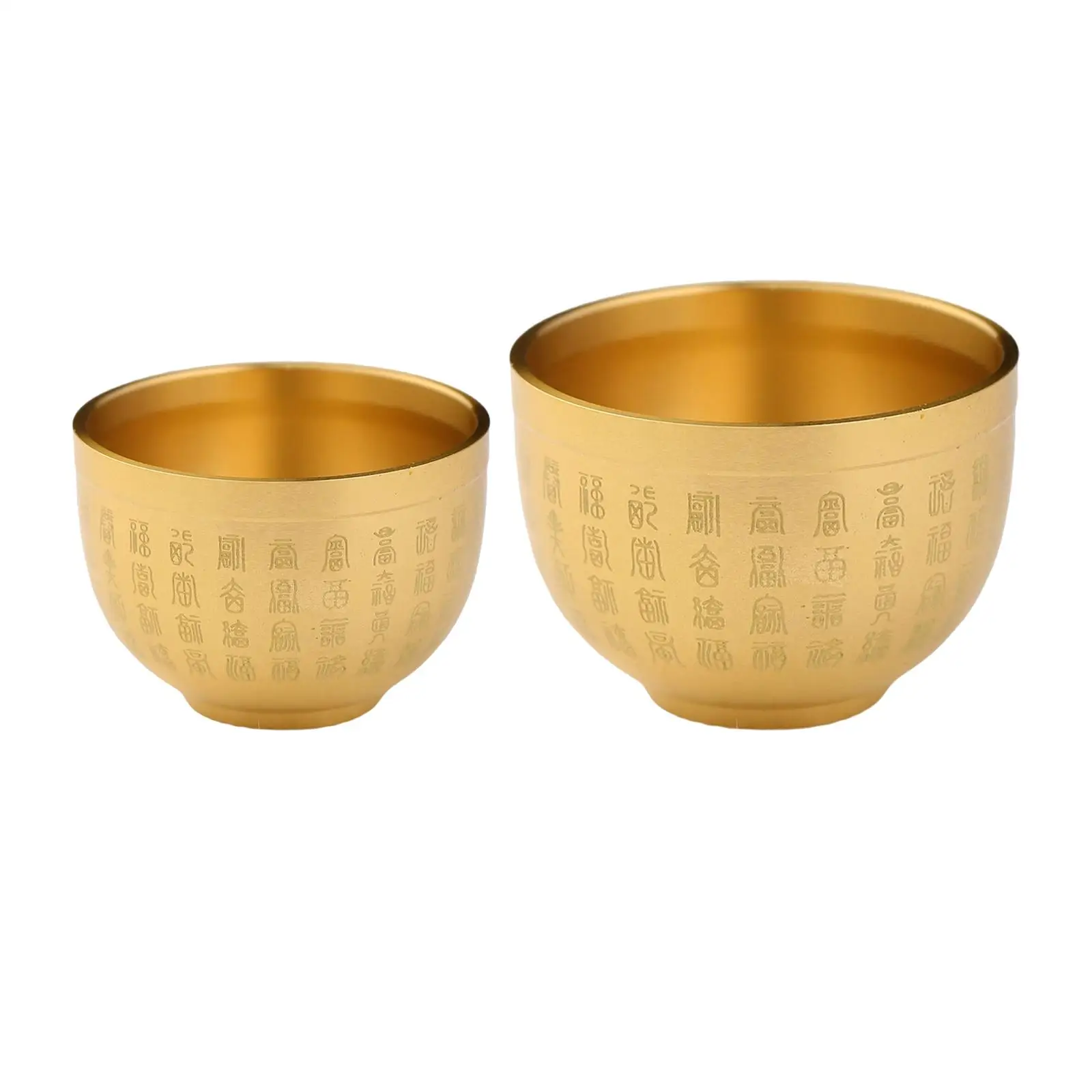 Feng Shui Treasure Basin Brass Tabletop Ornament for New Year Office Wedding