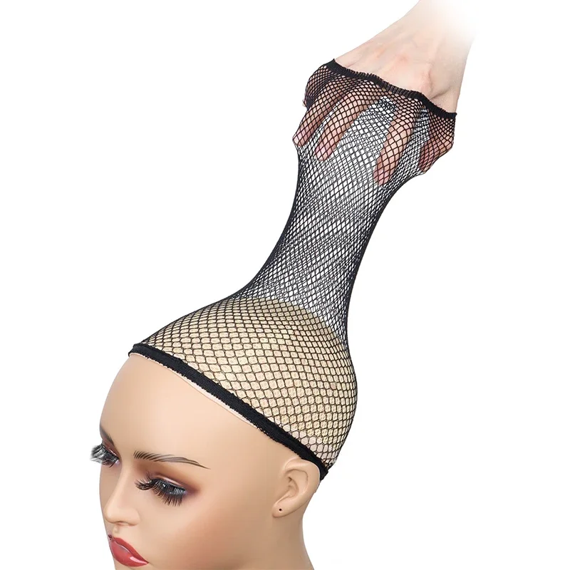 Hairnets good Quality Mesh Weaving Black Wig Hair Net Making Caps Weaving Wig Cap Hair Nets