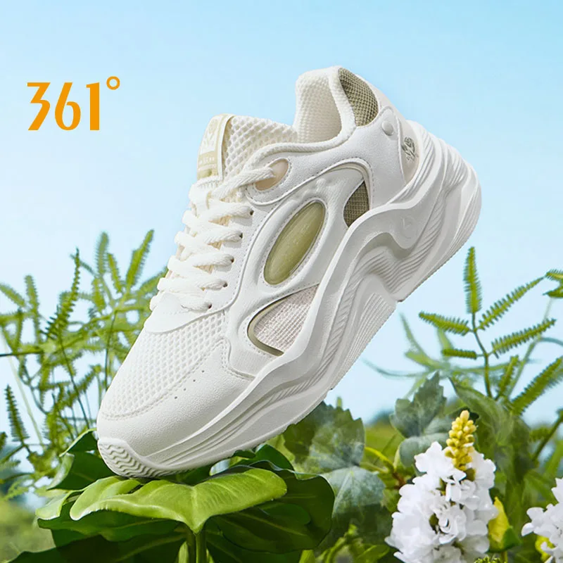 361 Degrees Women Casual Shoes Spring New Lightweight Thick-soled Trendy Versatile Durable Stable Female's Sneaker 682516702