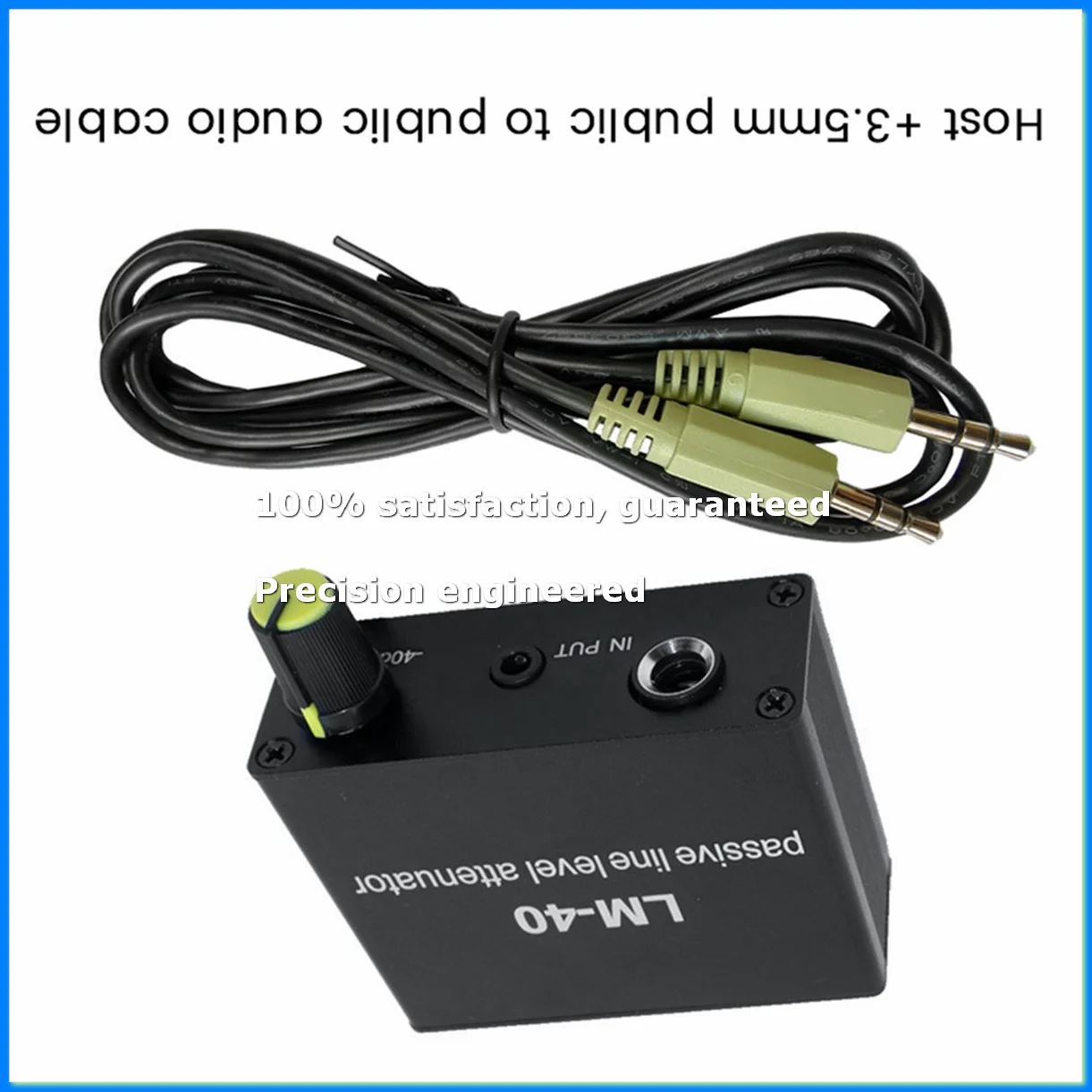 Audio Passive Attenuator,Line Output Signal Sound Card,Speaker,Microphone,Mic Port,High Low Level Converter+3.5 Line-A07G