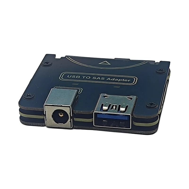 Kartu Ekspansi USB3.0 ke SAS SSD, Adaptor USB ke SAS 29Pin SFF-8482, Kabel Easy Drive 6Gbps untuk Hard Drive Desktop 2.5/3.5 inci SAS