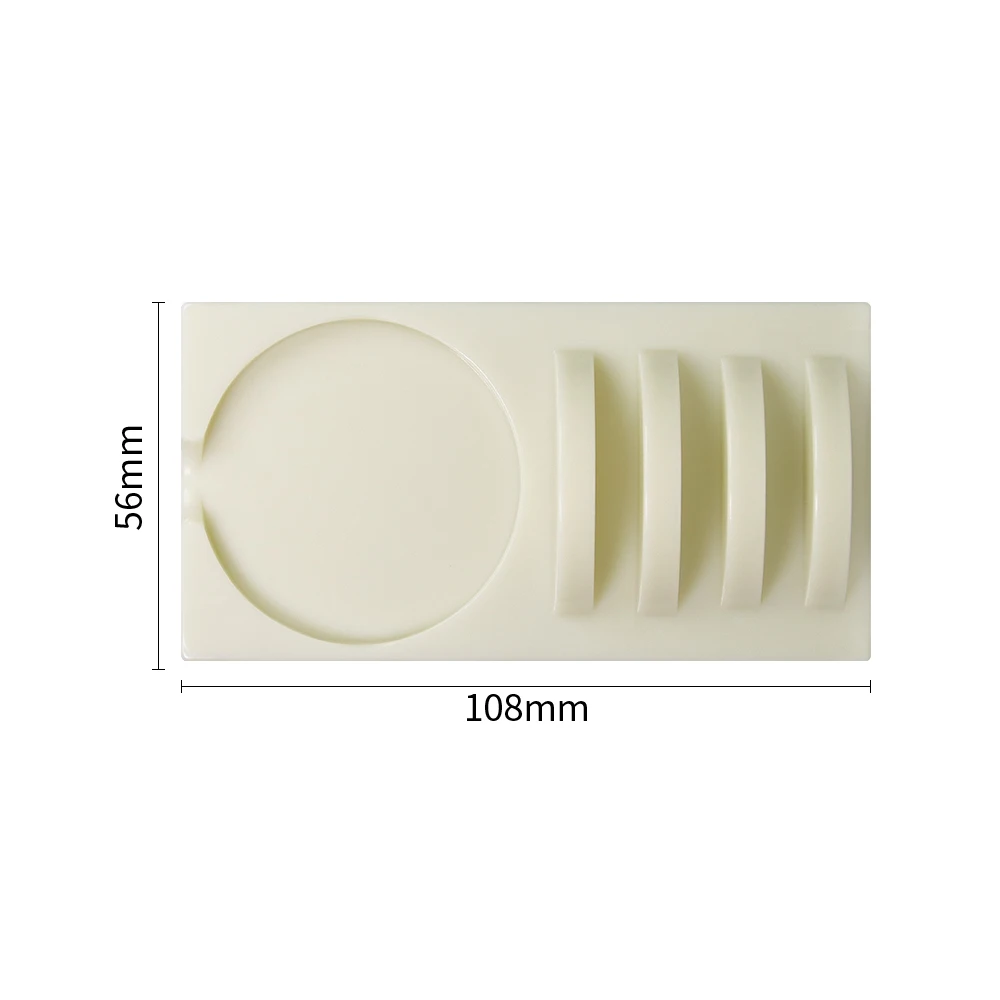 GLAMLASH Eyelashes Extension Individual Glue Pallet Put Lash And Jade Pad Lash Measure Pads Adhesive Glue Stand Holder