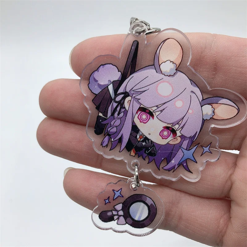 Enoshima Hajime Hinata Nagito Komaeda Chiaki Nanami Keychain Cosplay Accessories Pendant Cartoon Gift