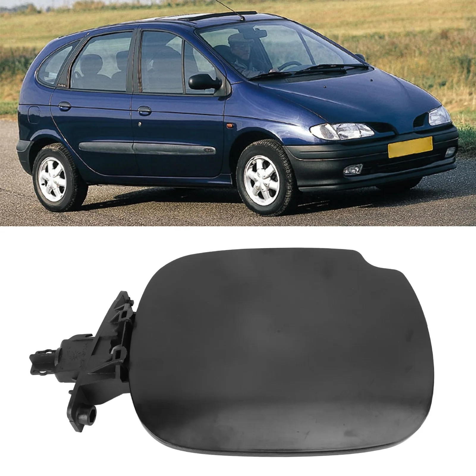 Fuel Filler Flap  Fuel Filler Flap   with Hinge  Proof Long Lasting 7700428371 Replacement for Scenic 1999-2003